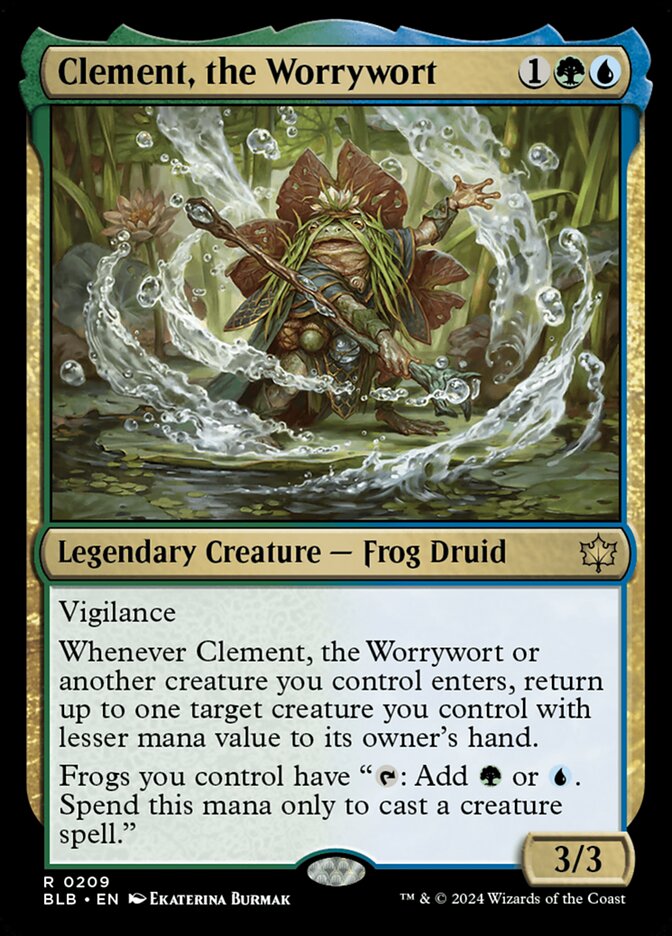 Clement, the Worrywort 209 (Bloomburrow) 