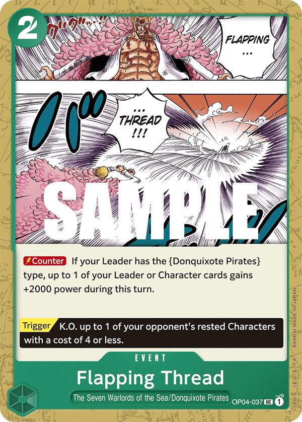 Flapping Thread OP04-037 (Kingdoms of Intrigue) 