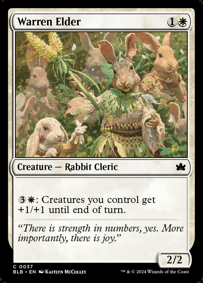 Warren Elder 37/281 (Bloomburrow) 