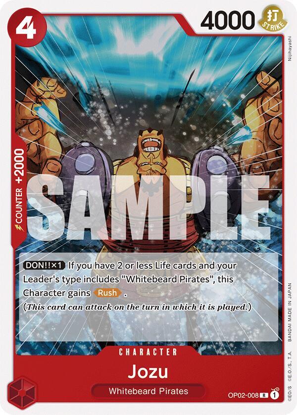 Jozu OP02-008 (Starter Deck 15: RED Edward.Newgate) 