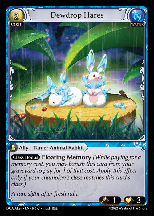 Dewdrop Hares (Dawn Of Ashes)(DOA-166)