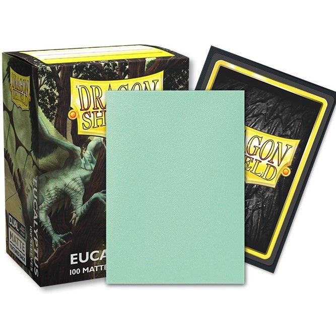 Dragon Shield Sleeves (100 Sleeves) Standard Size  - Eucalyptus MATTE DUAL