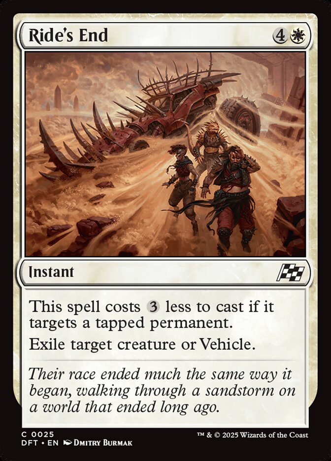 Ride's End 25/291 (Aetherdrift) 