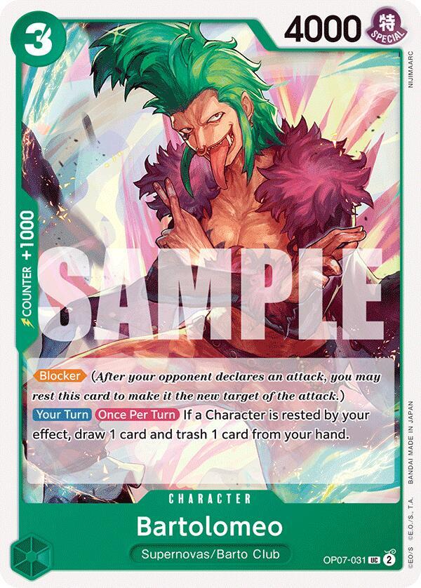 Bartolomeo OP07-031 (500 Years in the Future) 