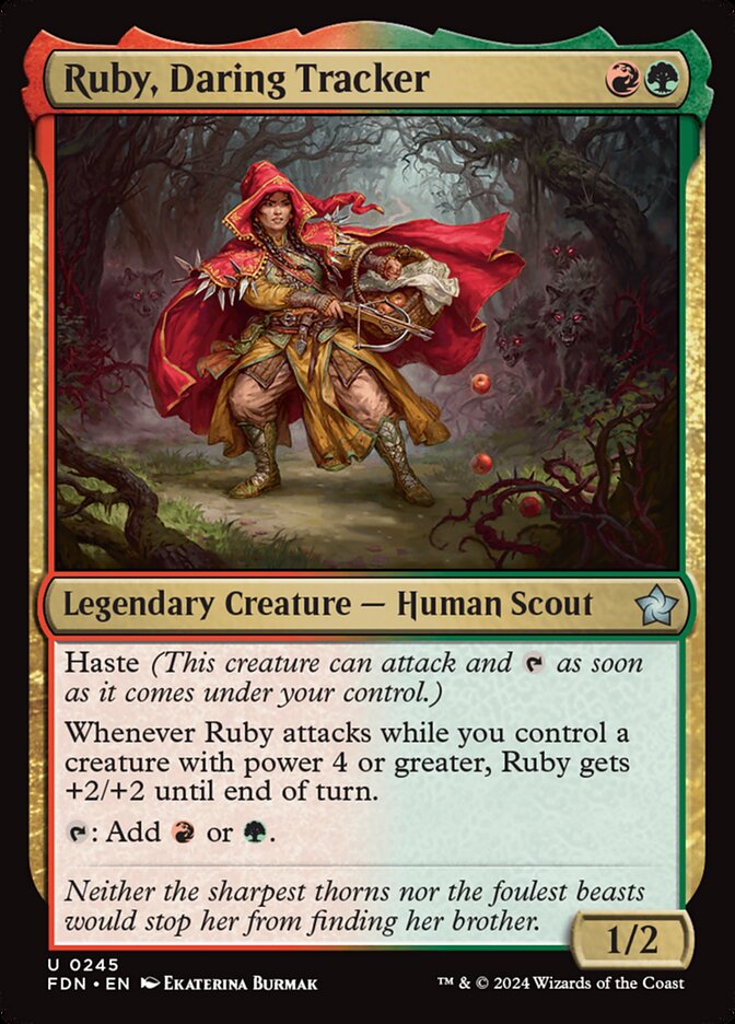 Ruby, Daring Tracker 245/291 (Foundations) 