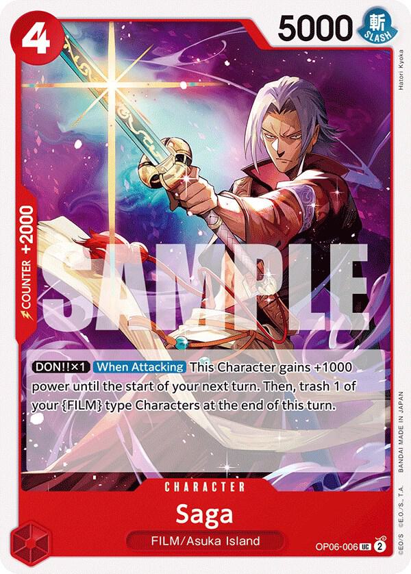 Saga OP06-006 (Wings of the Captain) 
