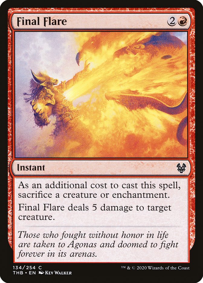 Final Flare 134/254 (Theros Beyond Death) 