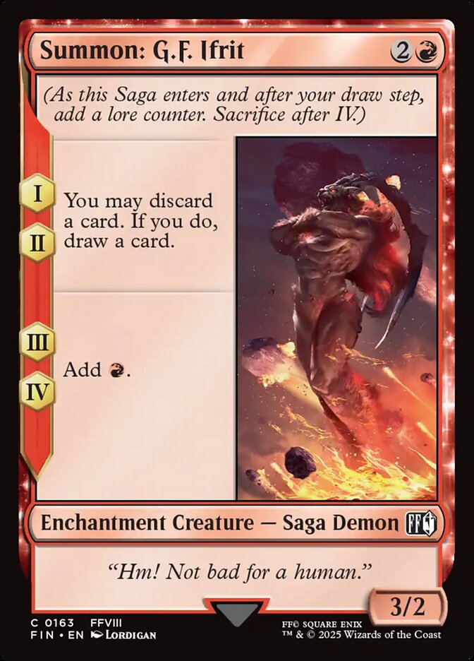 Summon: G.F. Ifrit 163 (FINAL FANTASY) 