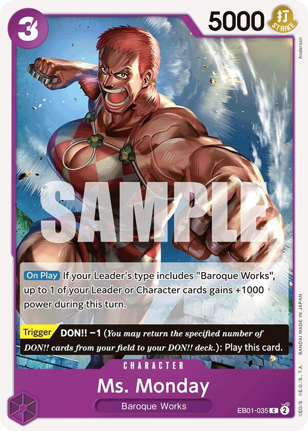 Ms. Monday EB01-035 (Extra Booster: Memorial Collection) 