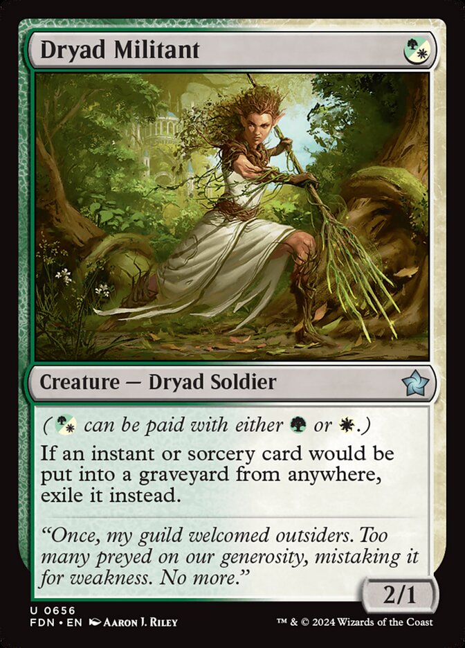 Dryad Militant 656/291 (Foundations) 