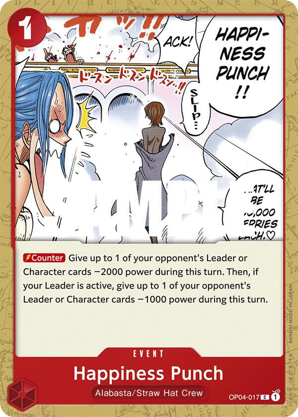 Happiness Punch OP04-017 (Kingdoms of Intrigue) 
