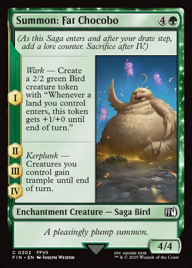 Summon: Fat Chocobo 202 (FINAL FANTASY) 