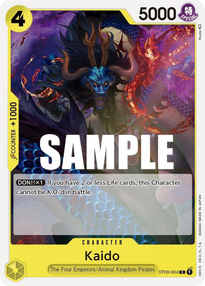 Kaido ST09-004 (Starter Deck 9: Yamato) 