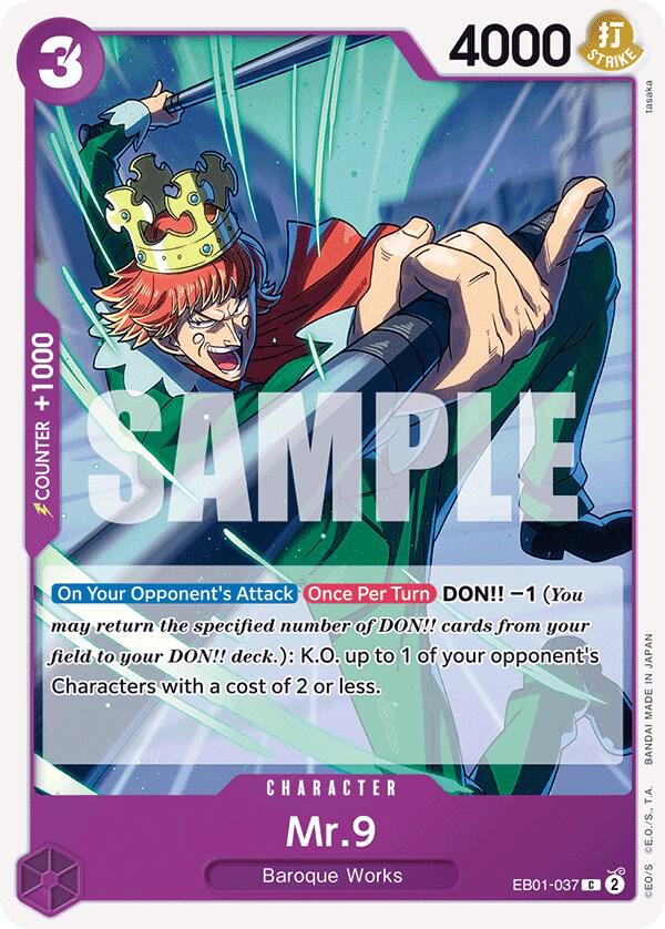 Mr 9 EB01-037 (Extra Booster: Memorial Collection) 