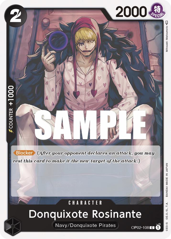 Donquixote Rosinante OP02-108 (Paramount War) 