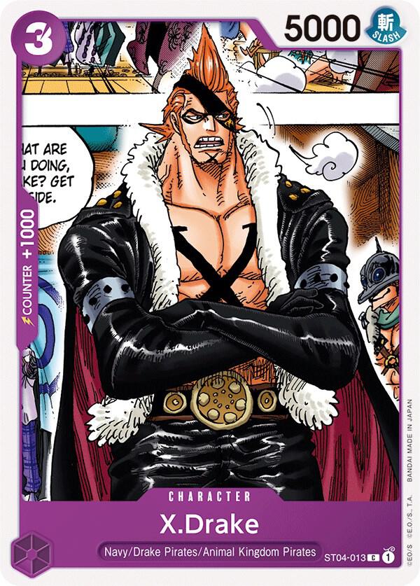 X.Drake ST04-013 (Starter Deck 4: Animal Kingdom Pirates) 