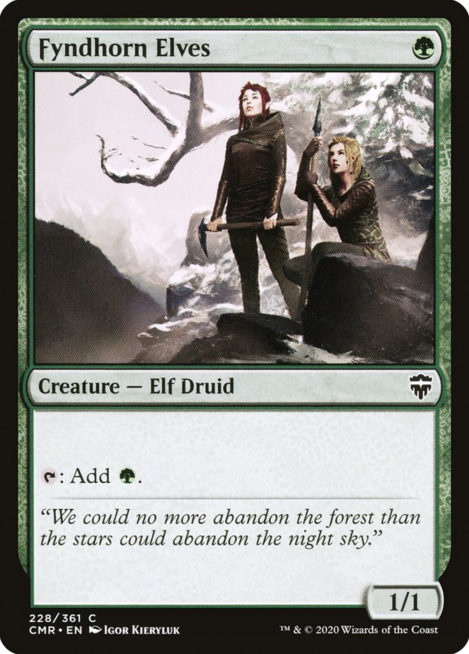 Fyndhorn Elves 228 (Commander Legends) 