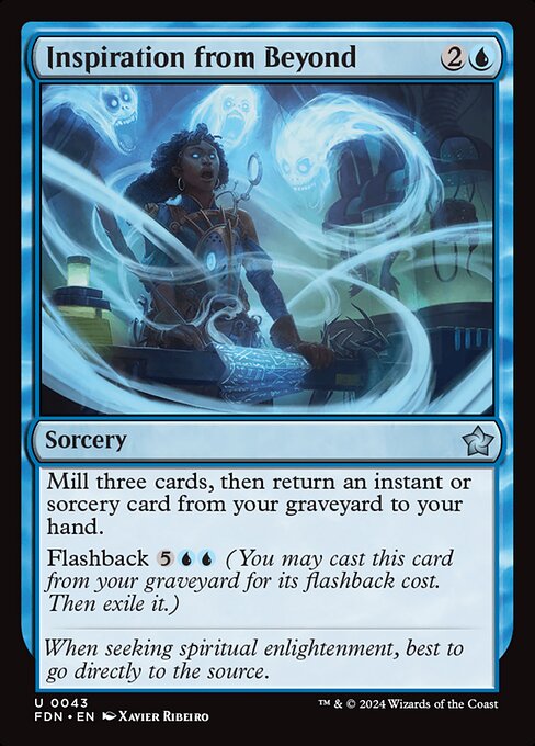 Inspiration from Beyond - Foil (Foundations)(FDN-U-0043)