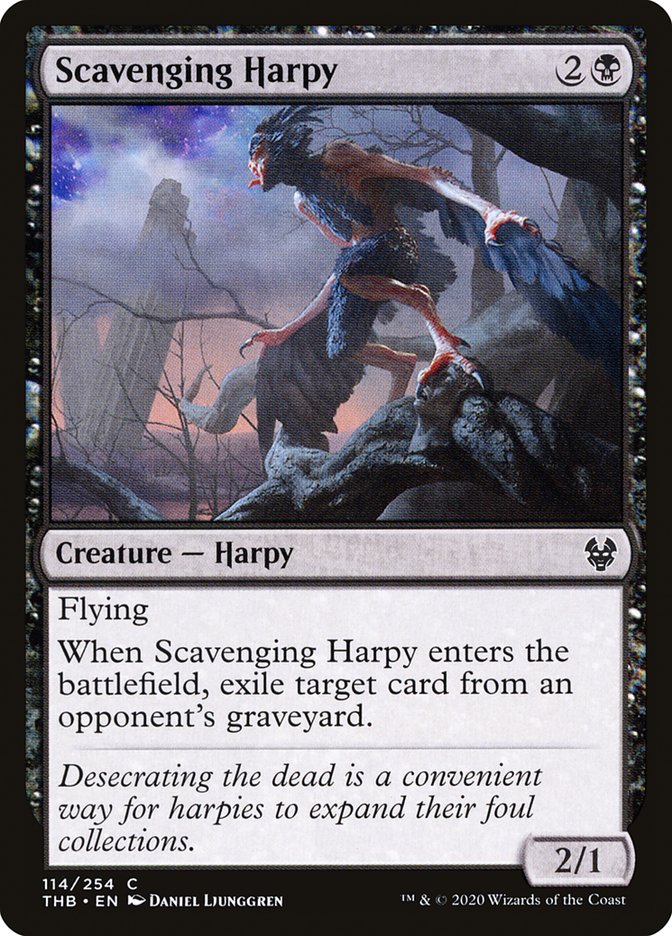 Scavenging Harpy 114/254 (Theros Beyond Death) 