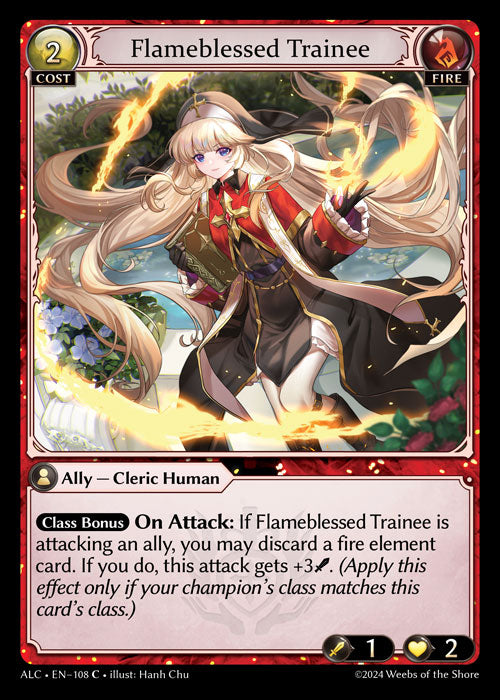 Flameblessed Trainee (Alchemical Revolution)(ALC-108)