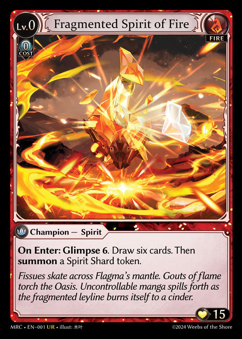 Fragmented Spirit of Fire (Mercurial Heart)(MRC-001)