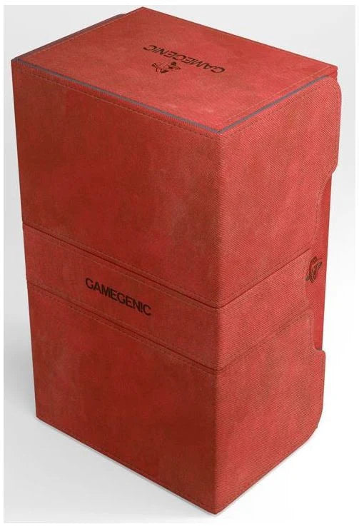 Gamegenic Stronghold Holds 200+ Sleeves Convertible Deck Box - Red