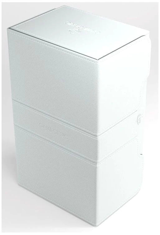 Gamegenic Stronghold Holds 200+ Sleeves Convertible Deck Box - White