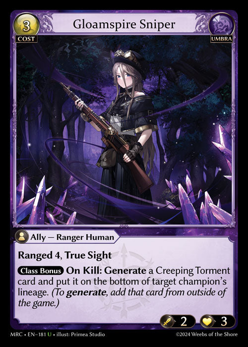 Gloamspire Sniper (Mercurial Heart)(MRC-181)