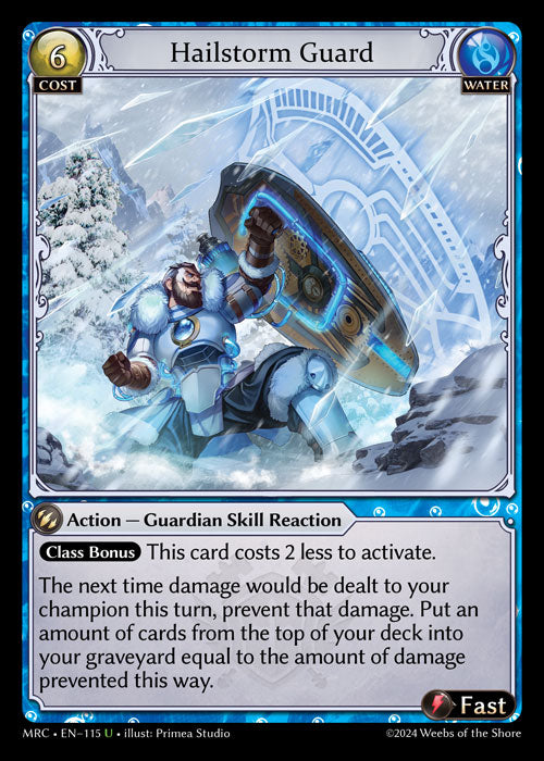 Hailstorm Guard (Mercurial Heart)(MRC-115)