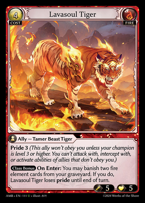 Lavasoul Tiger (Mortal Ambition)(AMB-111)