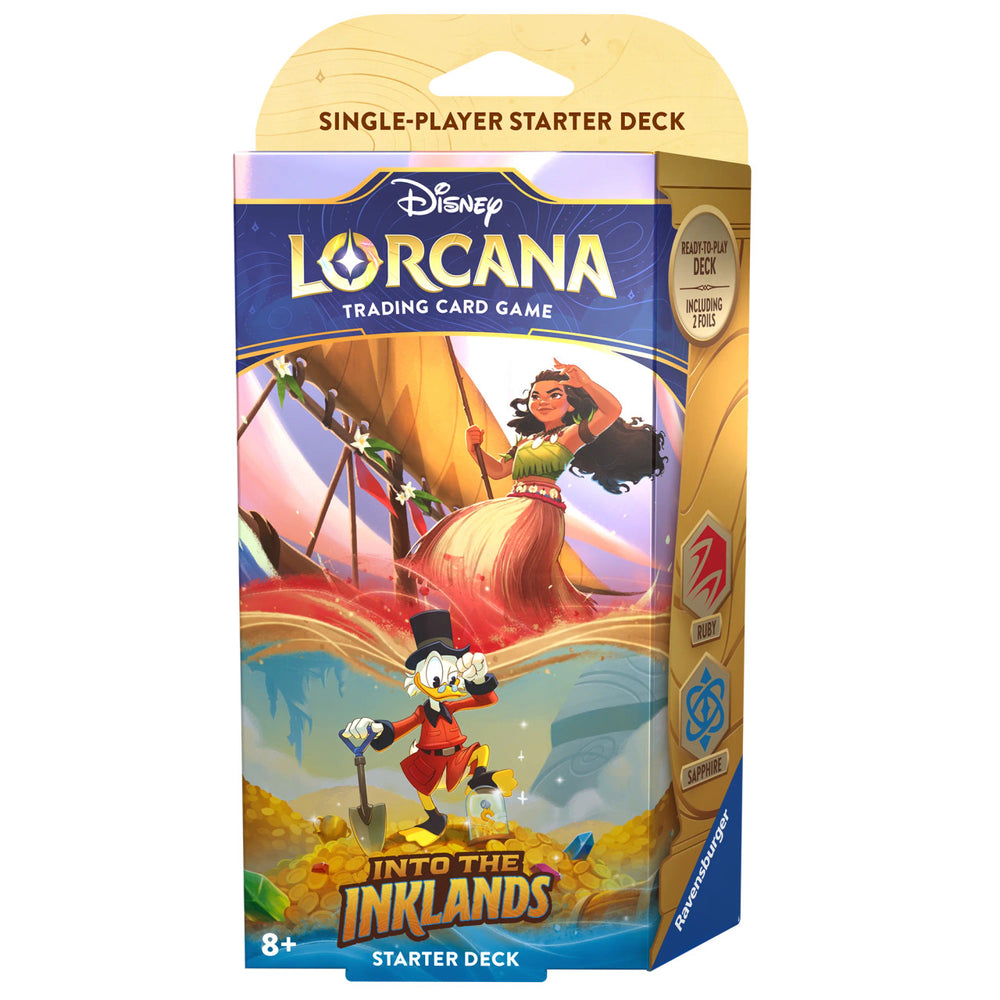 Disney Lorcana - Into The Inklands Starter Deck (Ruby/Saphire)