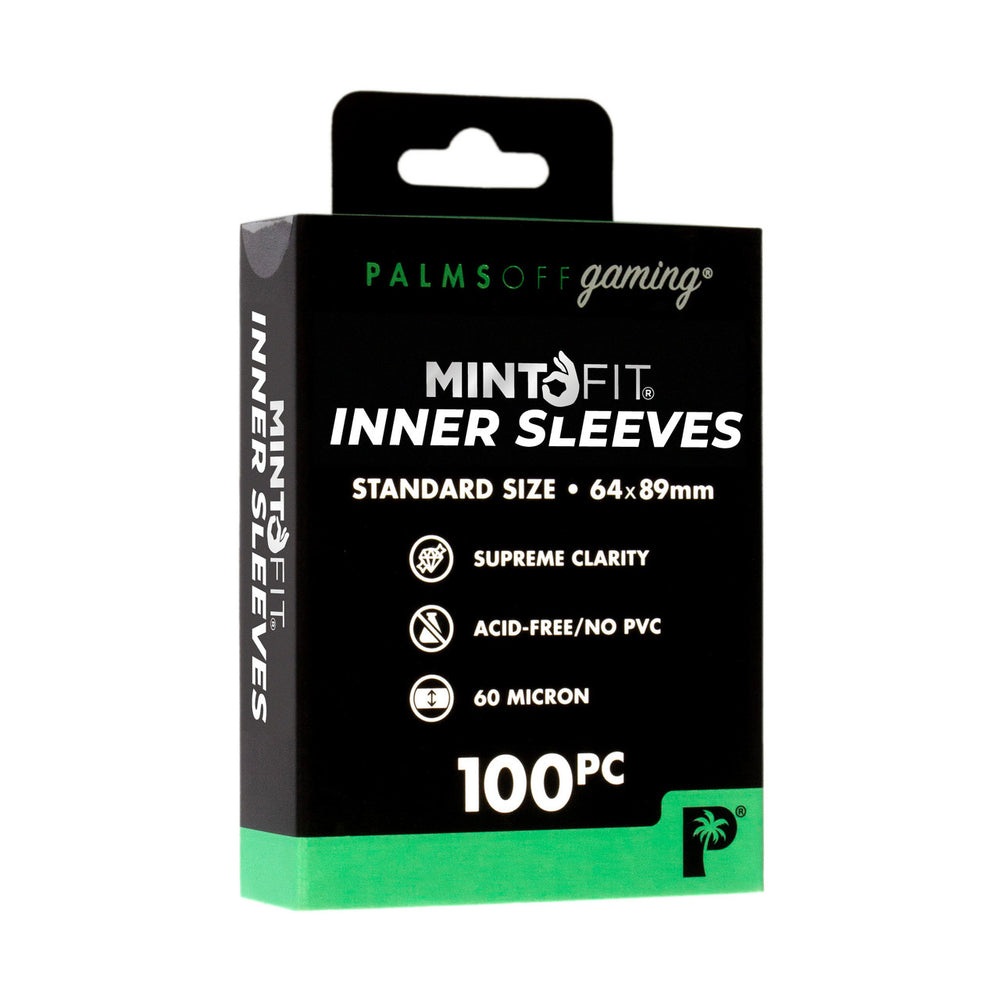 Palms Off Gaming MintFit Inner Sleeves - Standard Size - 100pc