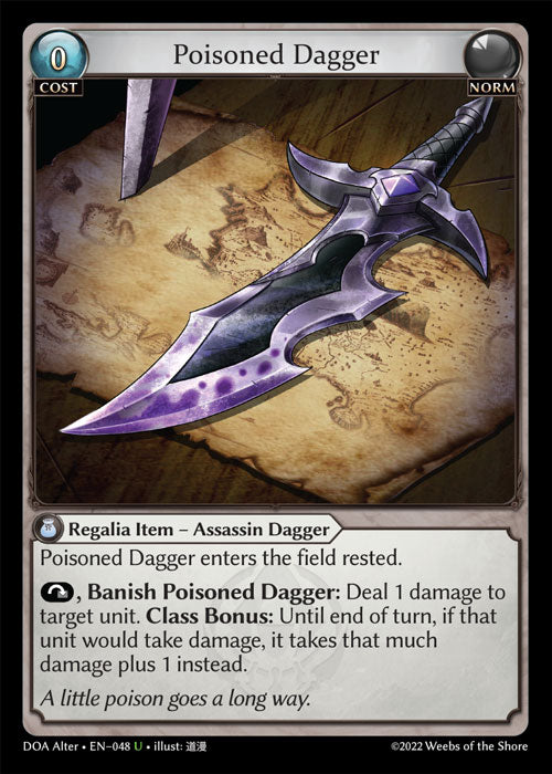 Poisoned Dagger (Dawn Of Ashes)(DOA-048)