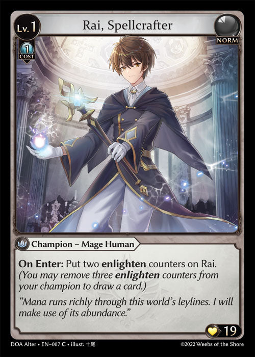 Rai, Spellcrafter (Dawn Of Ashes)(DOA-007)