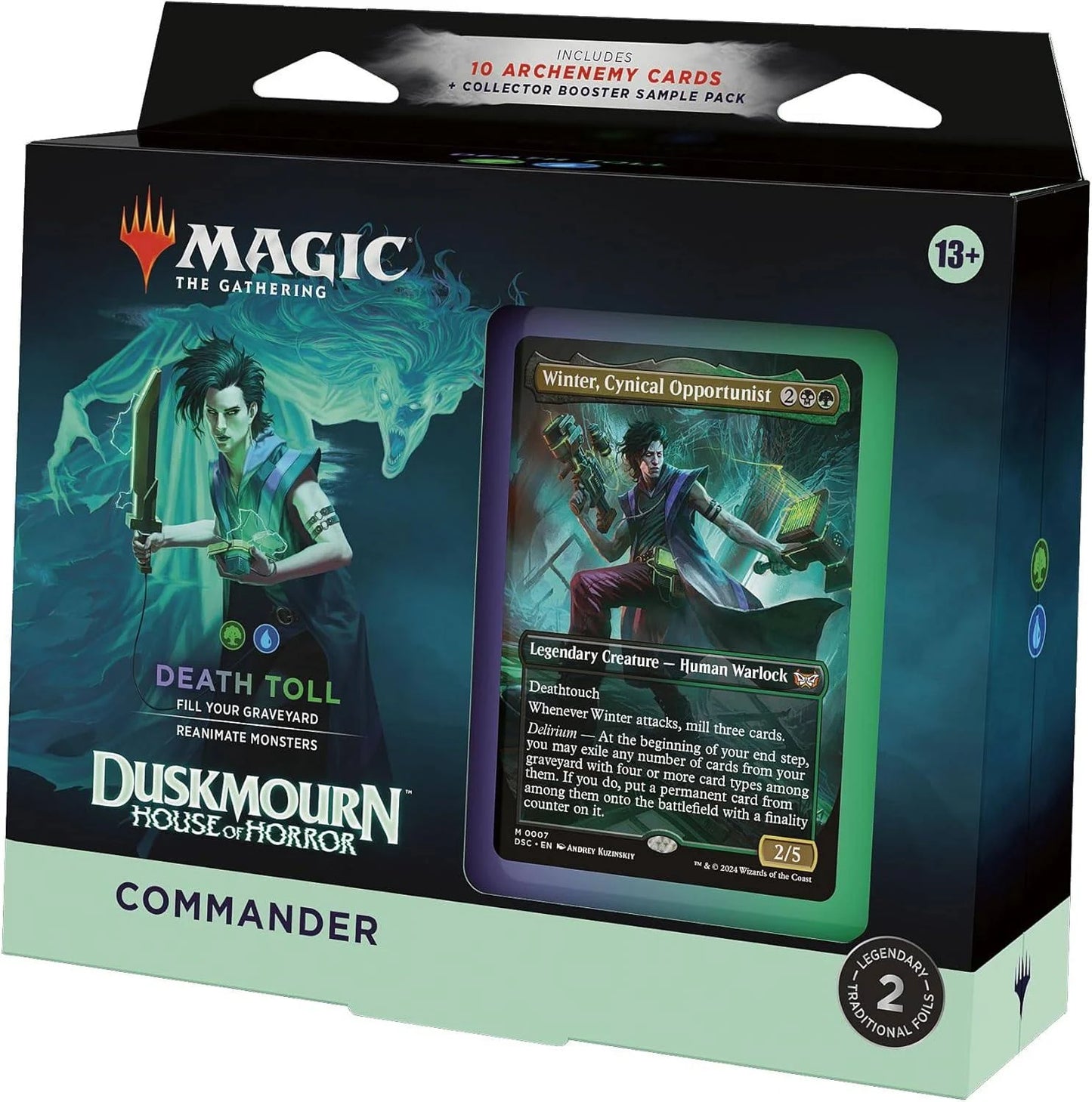 Magic The Gathering Duskmourn House of Horror Commander Deck - Death Toll