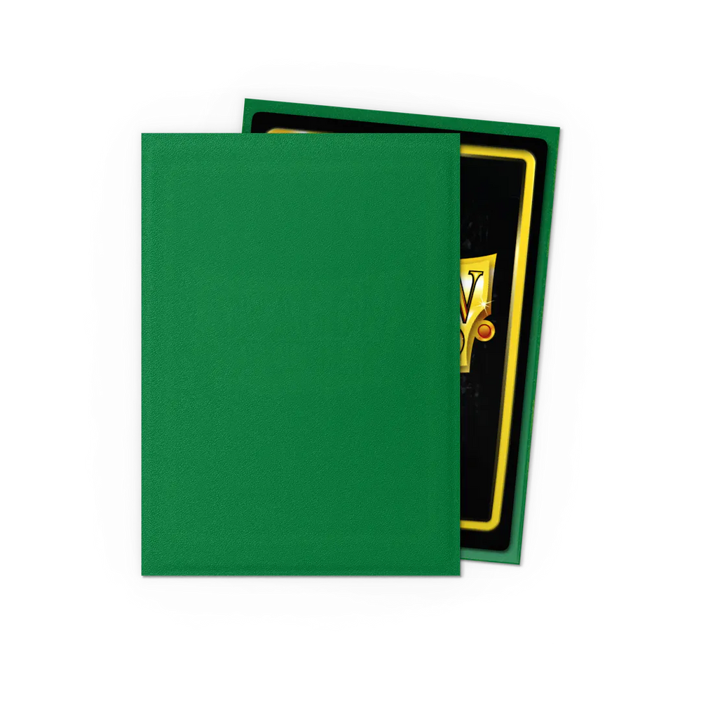 Dragon Shield Sleeves (100 Sleeves) Standard Size  - Emerald MATTE