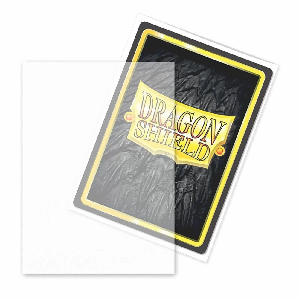 Dragon Shield Sleeves (100 Sleeves) Standard Size  - Clear MATTE