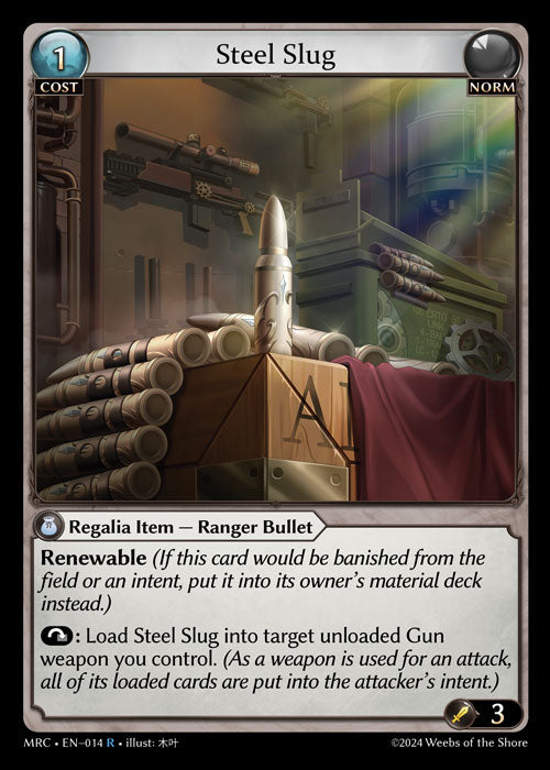 Steel Slug (Mercurial Heart)(MRC-014)