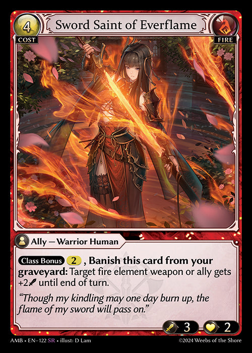 Sword Saint of Everflame (Mortal Ambition)(AMB-122)