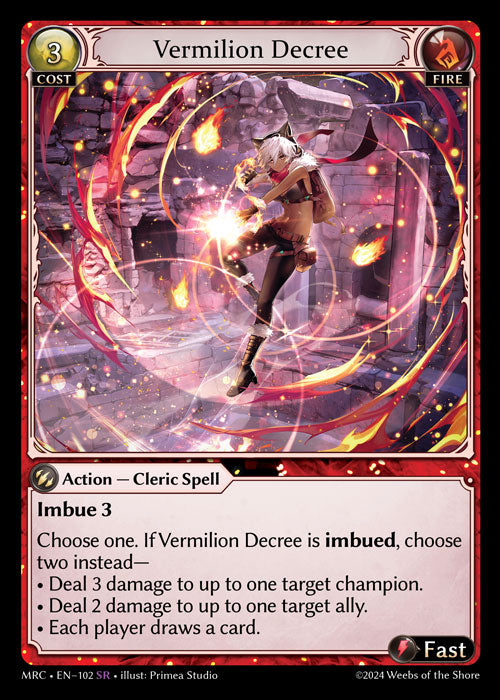 Vermilion Decree (Mercurial Heart)(MRC-102)