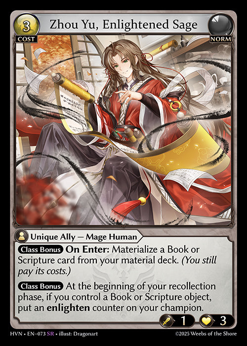 Zhou Yu, Enlightened Sage (Abyssal Heaven)(HVN-073)